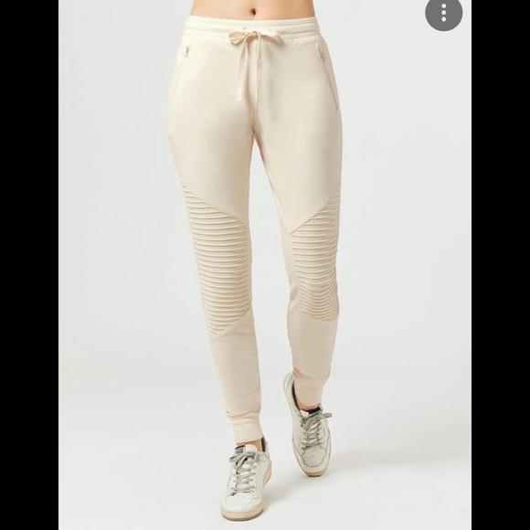 Alo Yoga Lounge Moto Jogger Sweatpants 